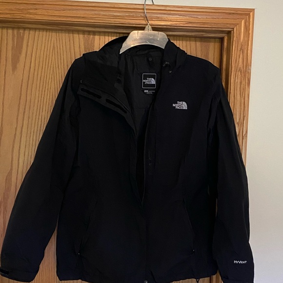 The North Face Black and Gray HyVent Jacket - Picture 2 of 9